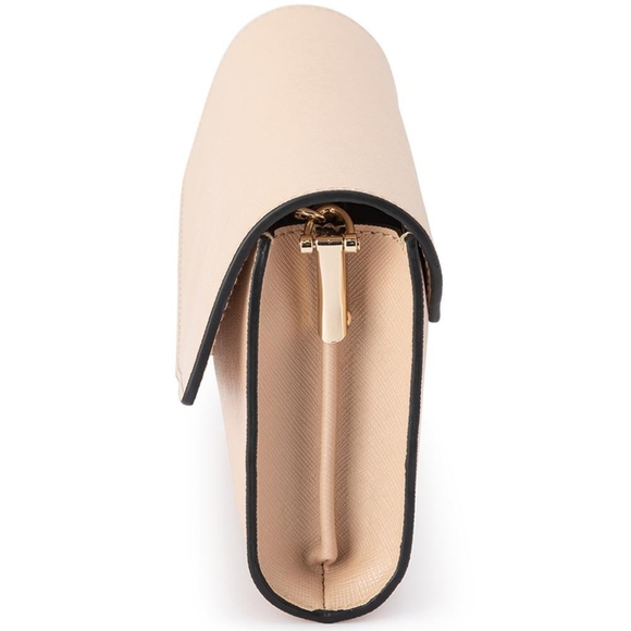 Olga Berg Nude Envelope Clutch - Picture 2 of 6